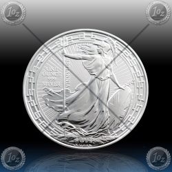 1oz V. BRITANIJA 2 Pounds 2019 (Oriental Border) BU